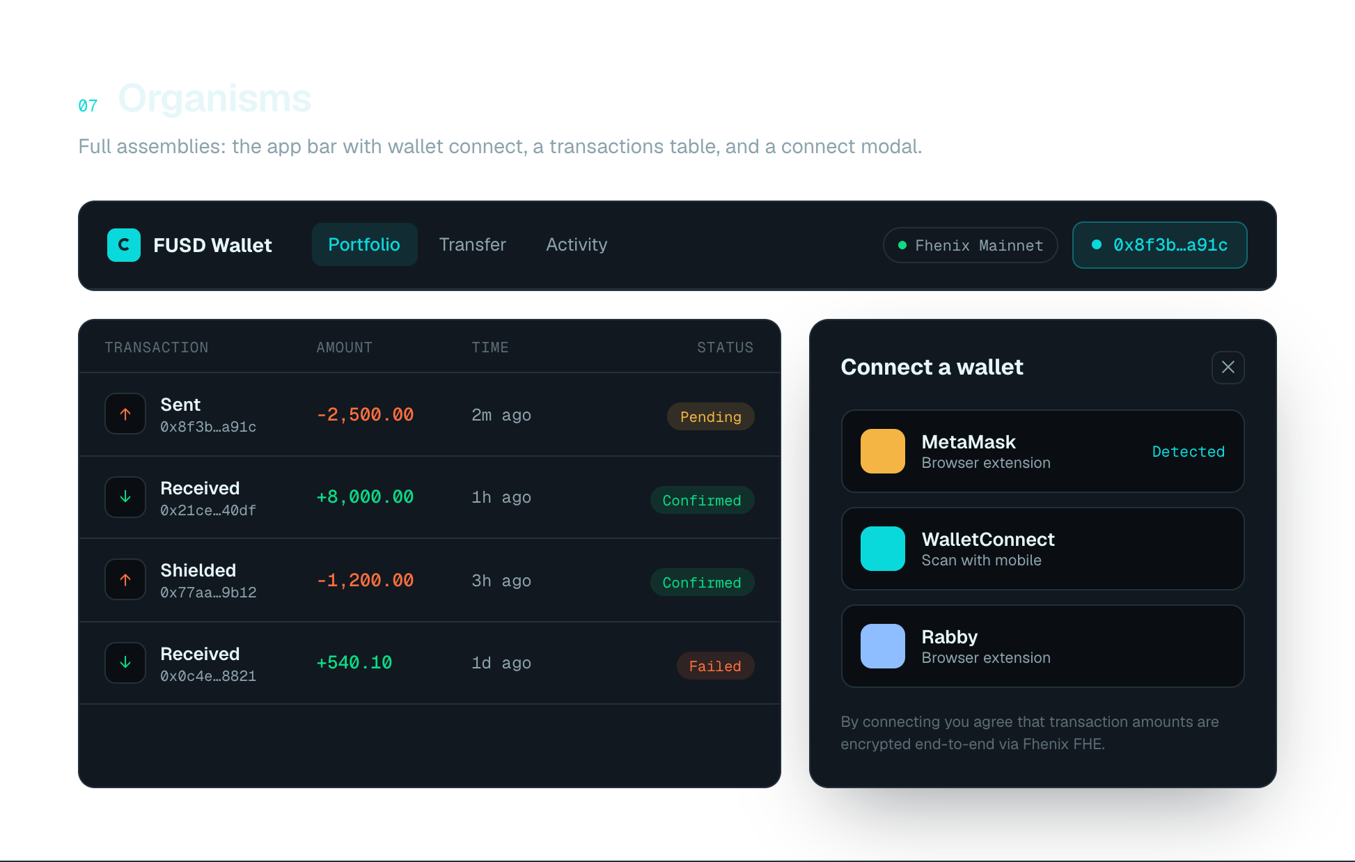 Fhenix Design System 7