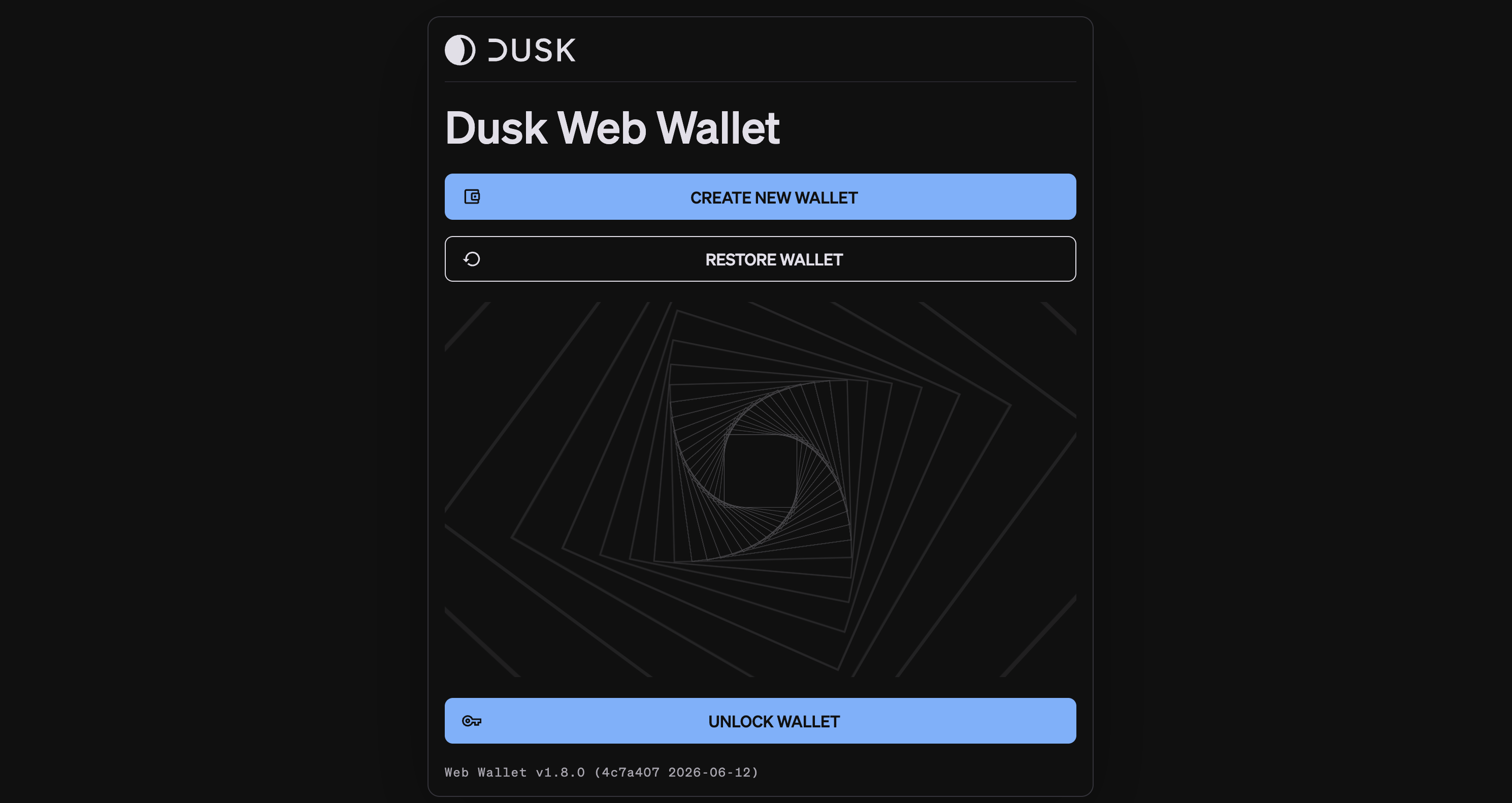Dusk Wallet — anteprima